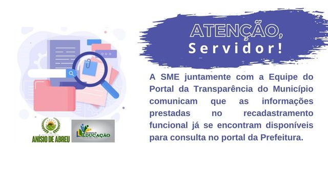 Portal de Recadastramento