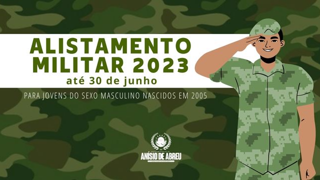 Jovens nascidos em 2005 devem fazer o Alistamento Militar Obrigatório